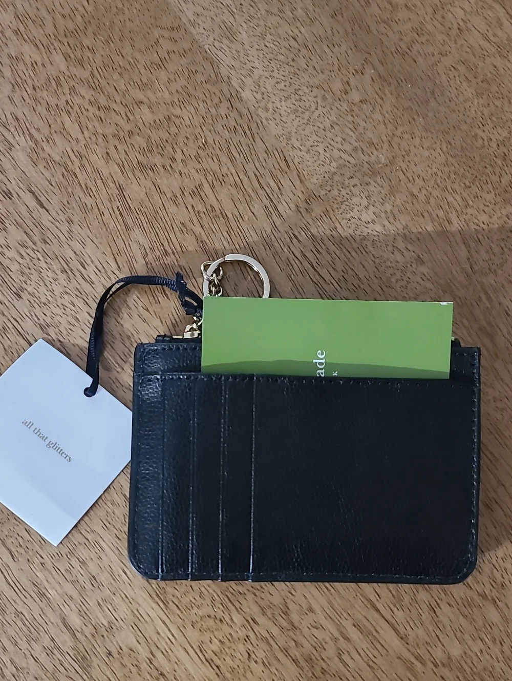 Kate Spade Glitter Card Holder Pouch